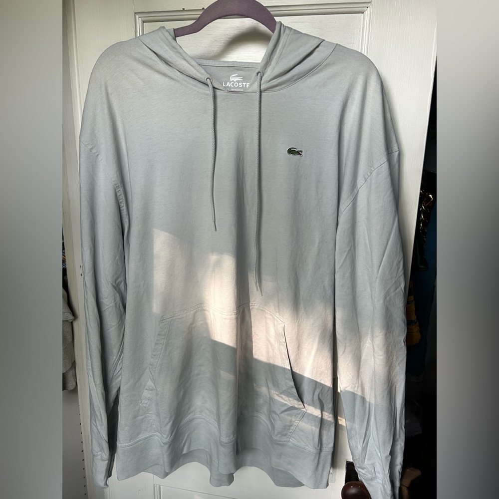 Lacoste Black, Gray, and Cream Hoodies - Picture 5 of 13